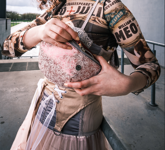 Funky leather bag festival bag essentials