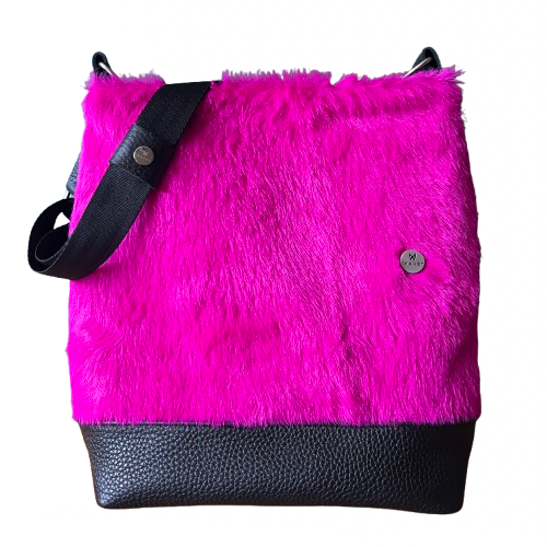 Trapezoid Bag – Rebel Pink  Leather Bag