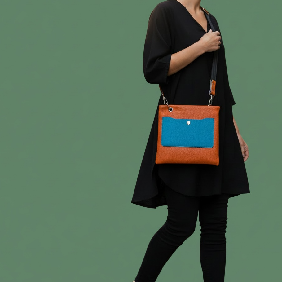 Sack Bag –  Orange & Blue Limited Edition