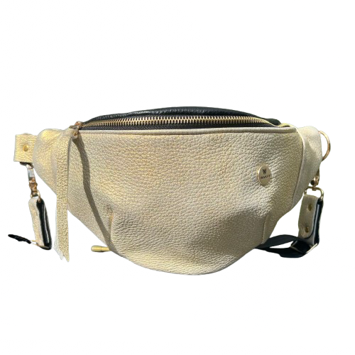 Twinkle Pop Gold Bum bag – Metallic Deer Leather, Limited Edition